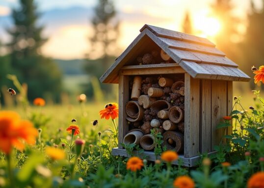 Les bienfaits d’installer un hôtel à insectes dans votre jardin