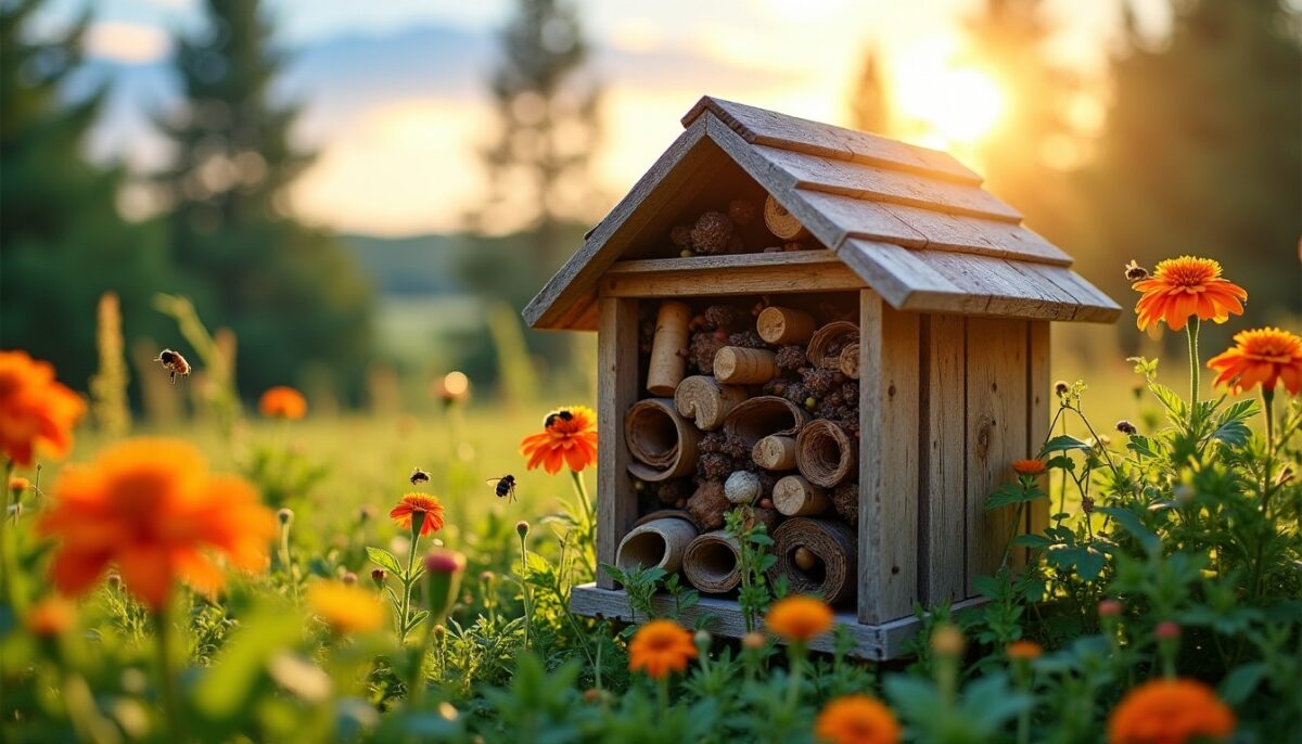 Les bienfaits d’installer un hôtel à insectes dans votre jardin