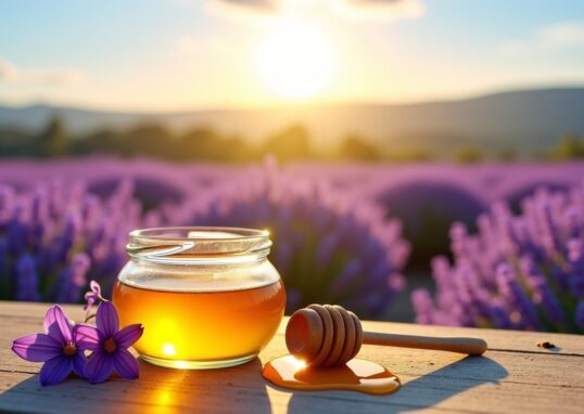Le miel de lavande : un joyau doré de la Provence