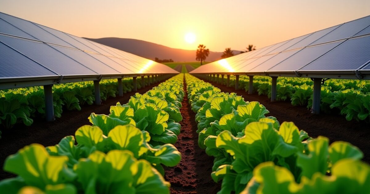 Agrivoltaïsme : l’alliance innovante entre culture agricole et énergie solaire pour un avenir durable