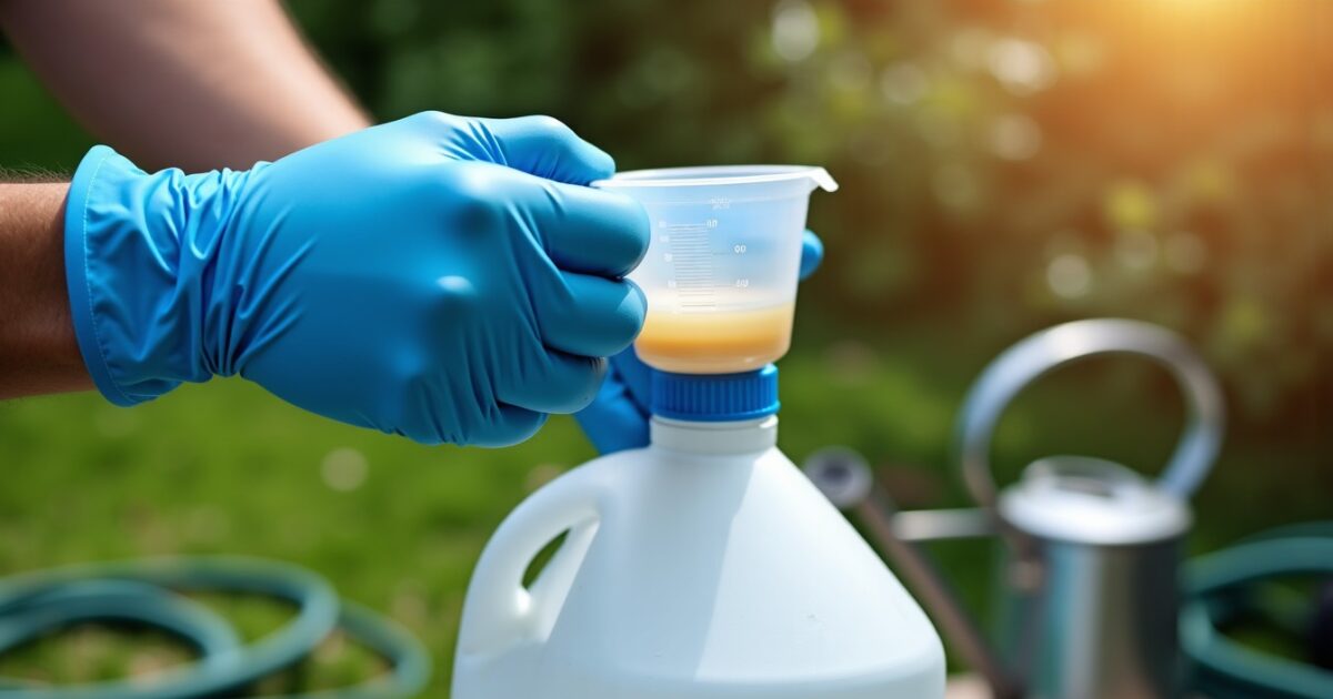 Guide pratique : Comment doser et diluer le glyphosate pour 5 litres d’eau en toute sécurité
