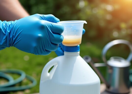 Guide pratique : Comment doser et diluer le glyphosate pour 5 litres d’eau en toute sécurité