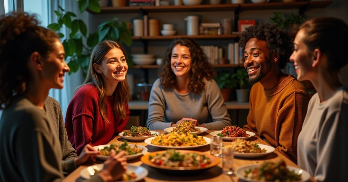 Recettes simples et gourmandes pour des repas entre amis réussis et chaleureux